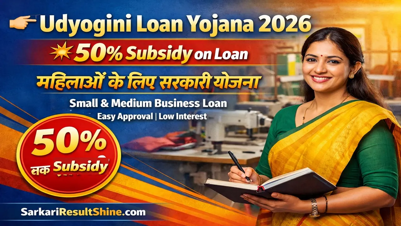 Udyogini Loan Yojana 2026