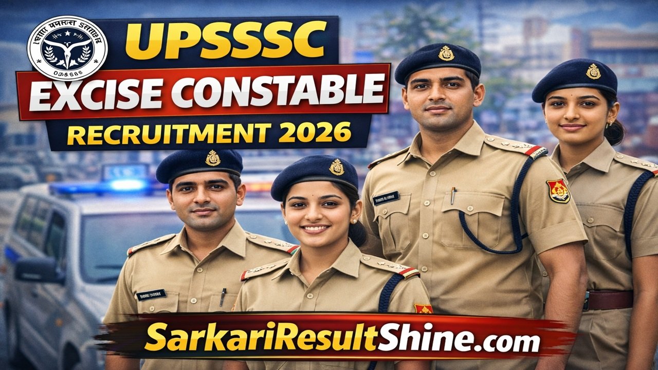 UPSSSC Excise Constable Recruitment 2026