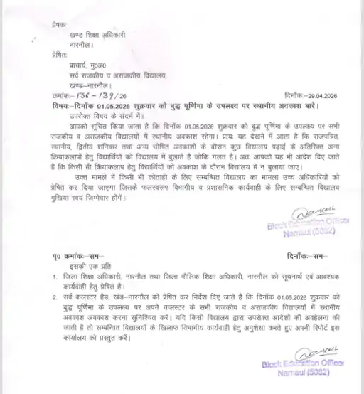 All schools in Haryana will remain closed tomorrow on May 1