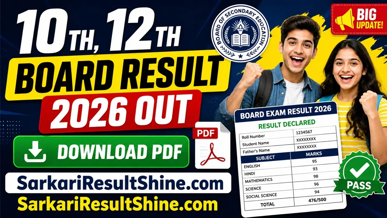 10th, 12th board result 2026 out