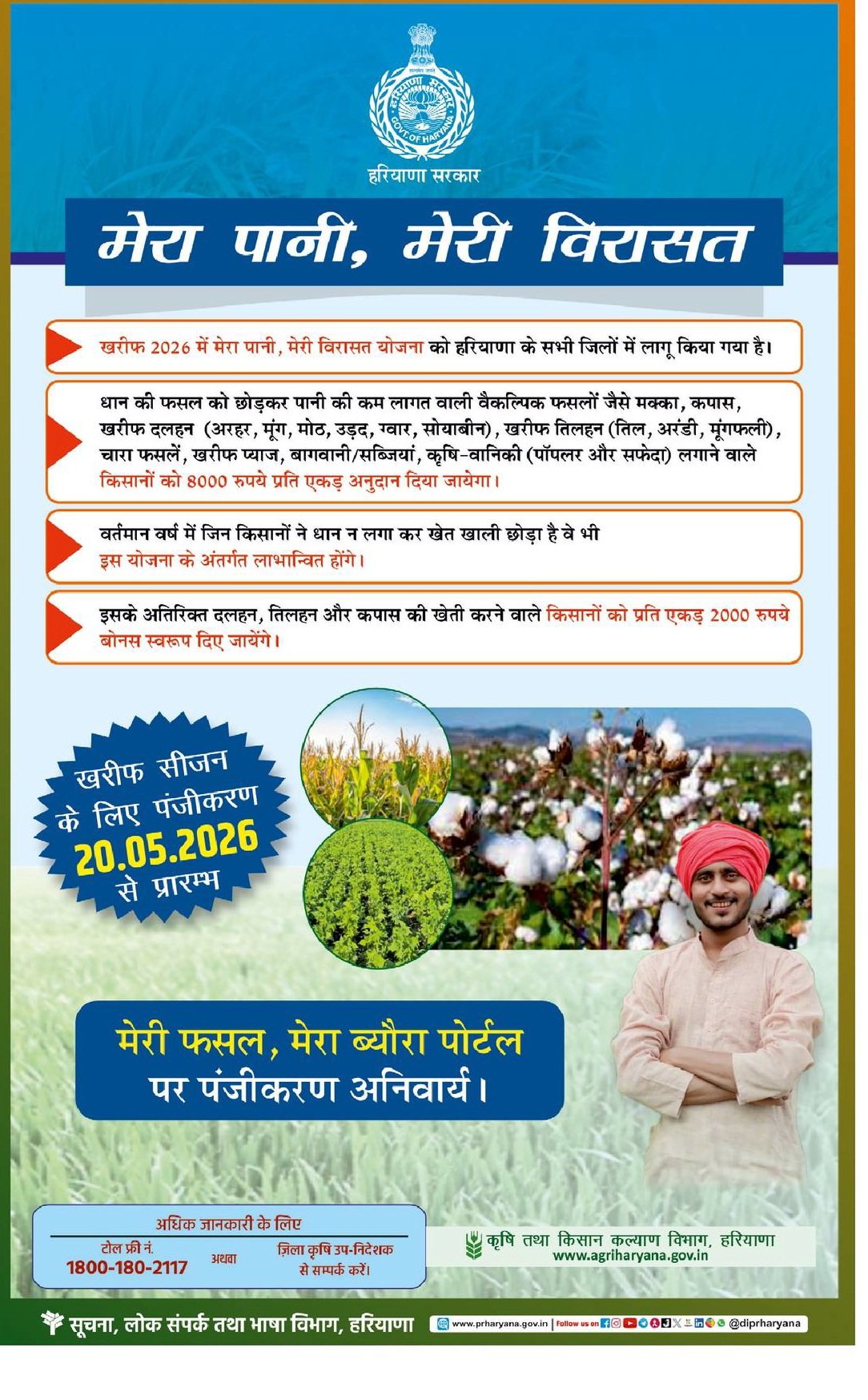 Meri Fasal Mera Byora Form Kharif 2026