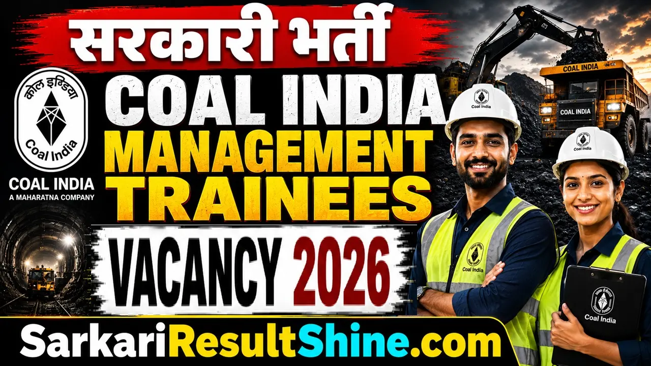 coal india mt vacancy 2026