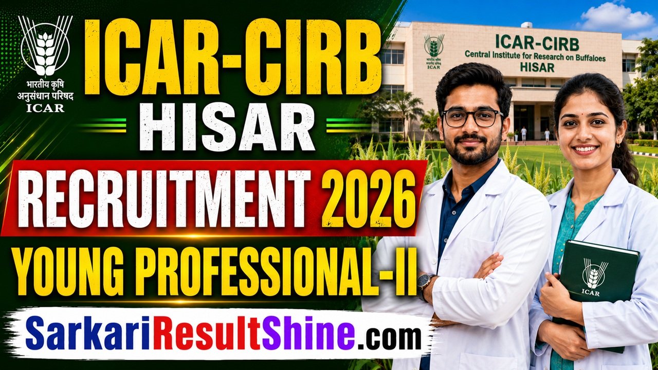 icar cirb hisar recruitment 2026