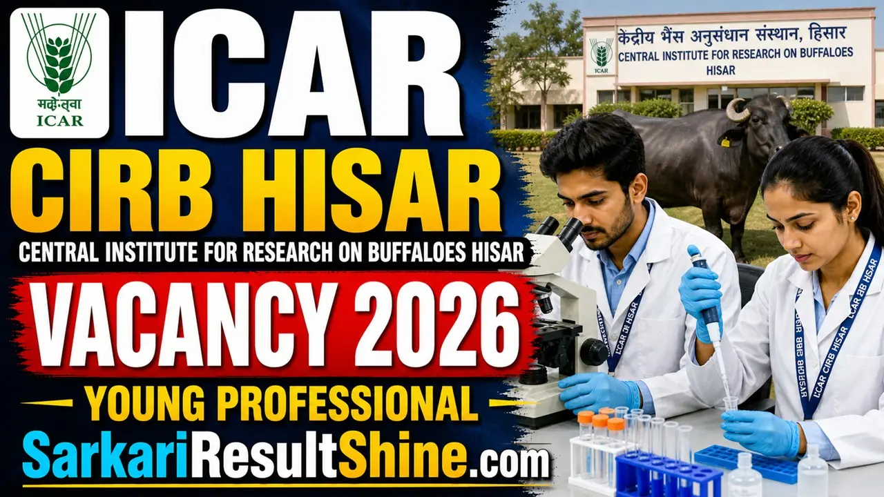 icar cirb hisar vacancy 2026