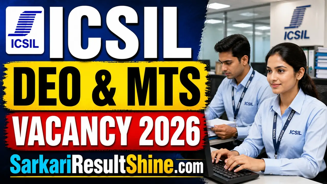 icsil deo & mts vacancy 2026