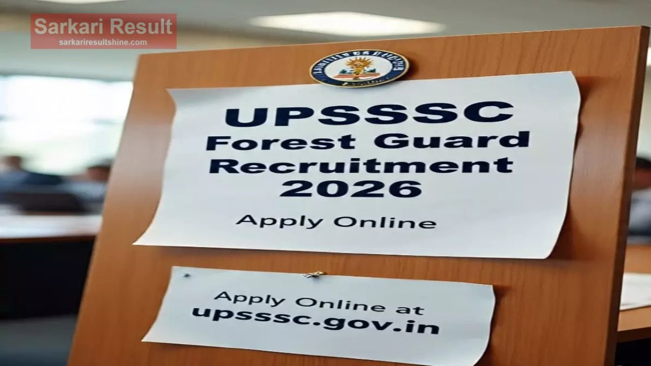 UPSSSC Forest Guard Recruitment 2026