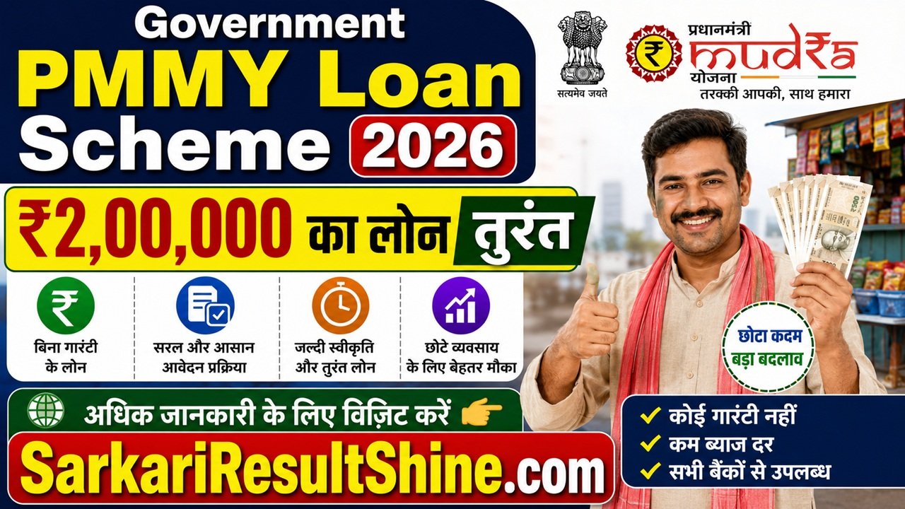 Government PMMY Loan Scheme 2026