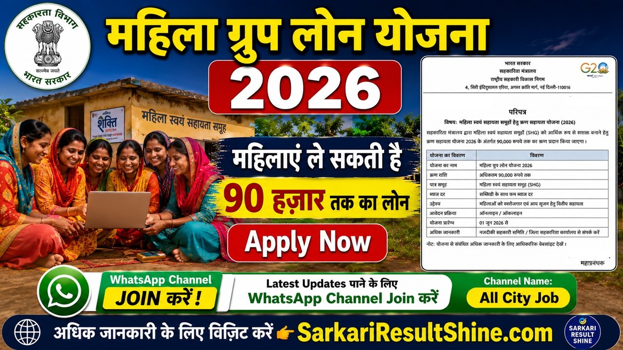 Mahila Group Loan Scheme 2026