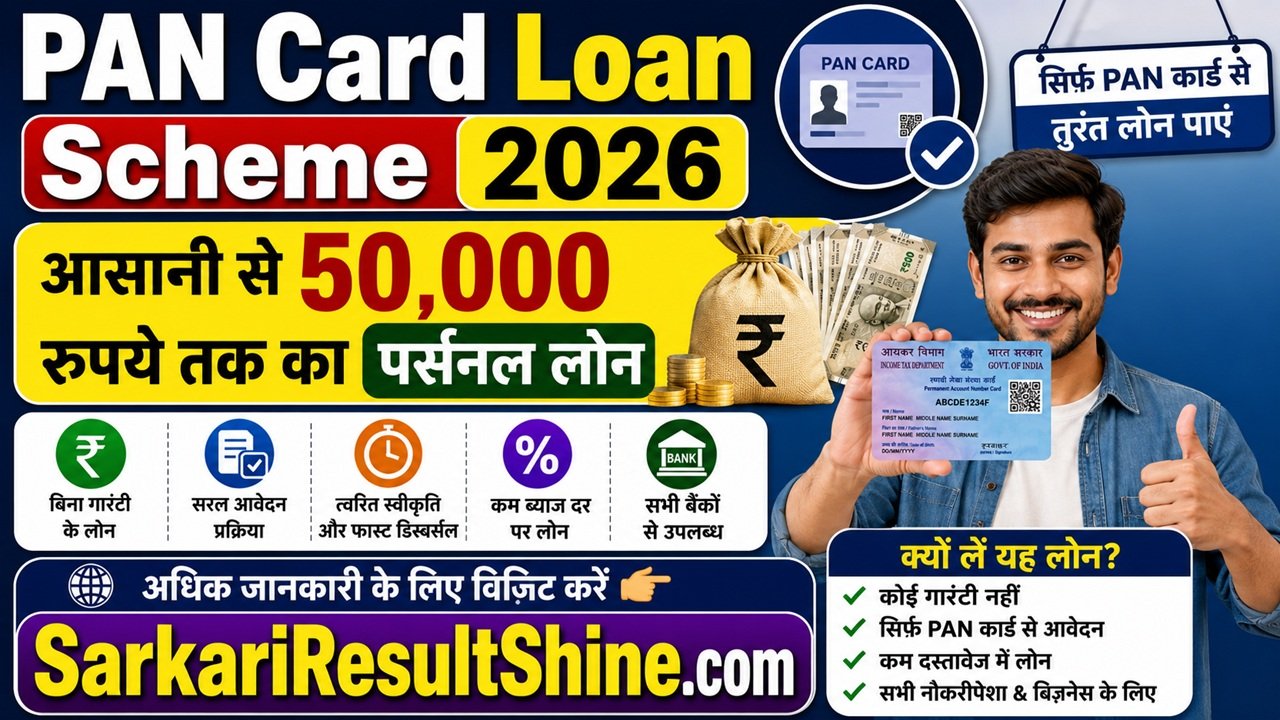 PAN Card Loan Scheme 2026