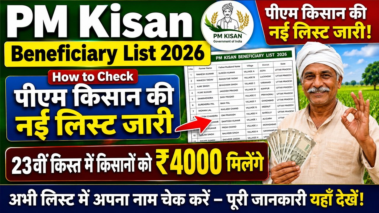 PM Kisan Beneficiary List 2026