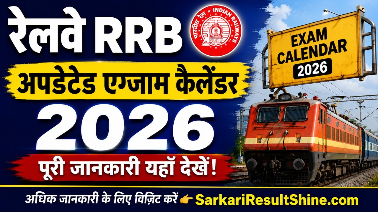 Railway RRB Updated Exam Calendar 2026
