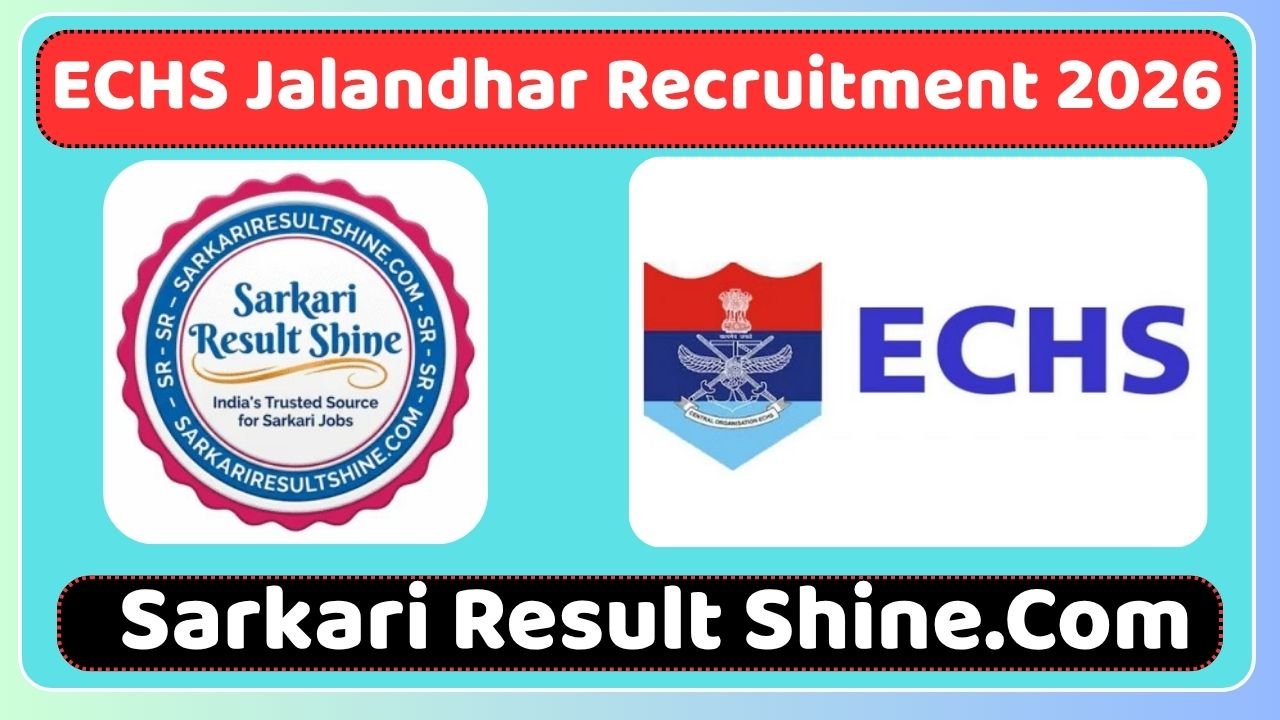 ECHS Jalandhar Recruitment 2026