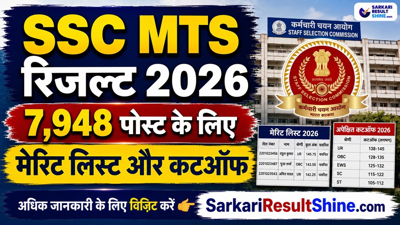 SSC MTS Result 2026