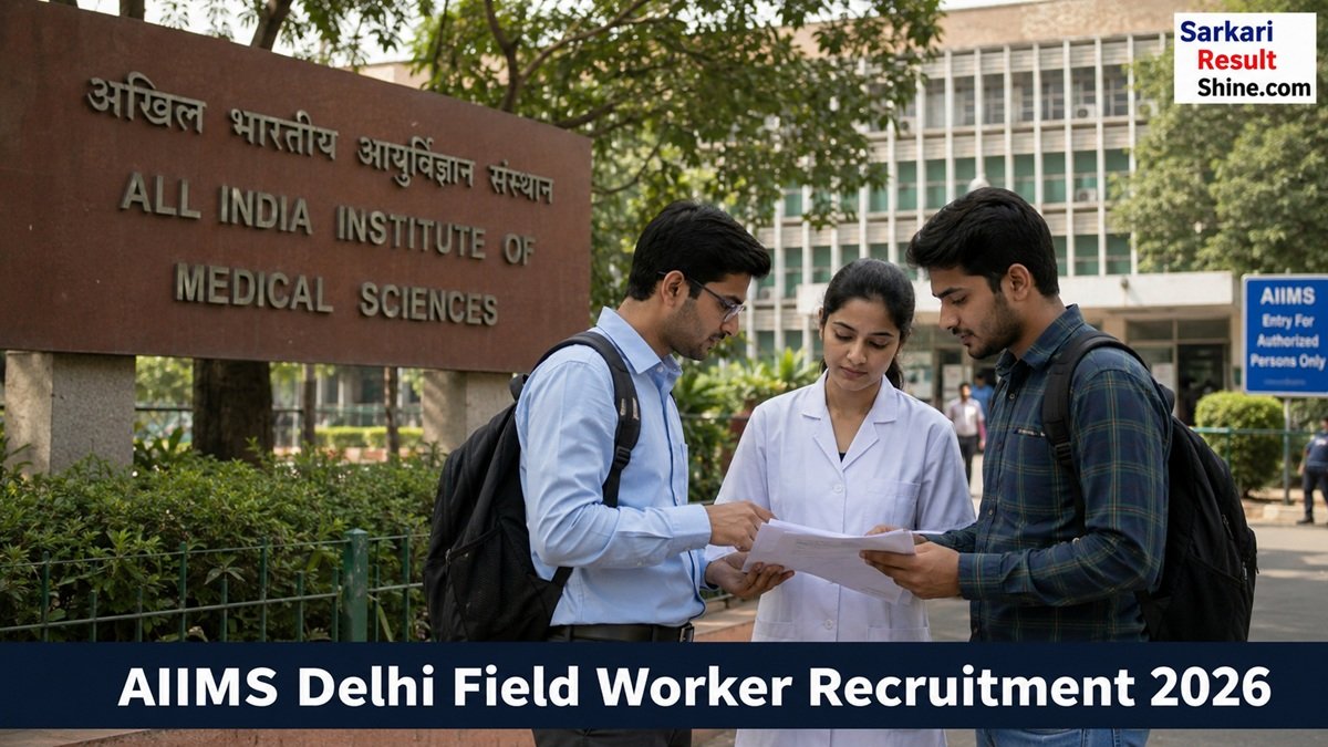 AIIMS Delhi Field Worker Recruitment 2026
