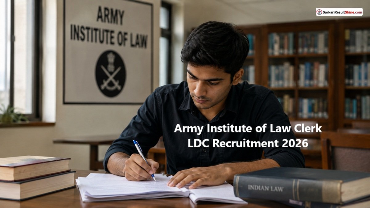 Army Institute of Law Clerk LDC Recruitment 2026