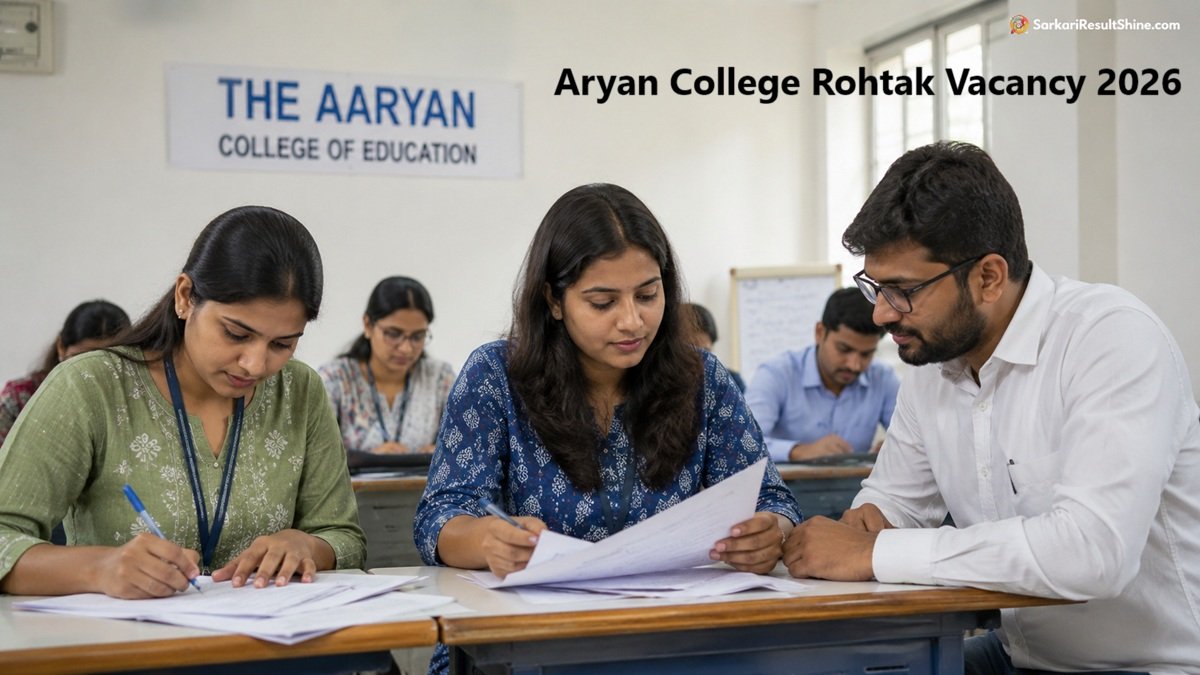Aryan College Rohtak Vacancy 2026