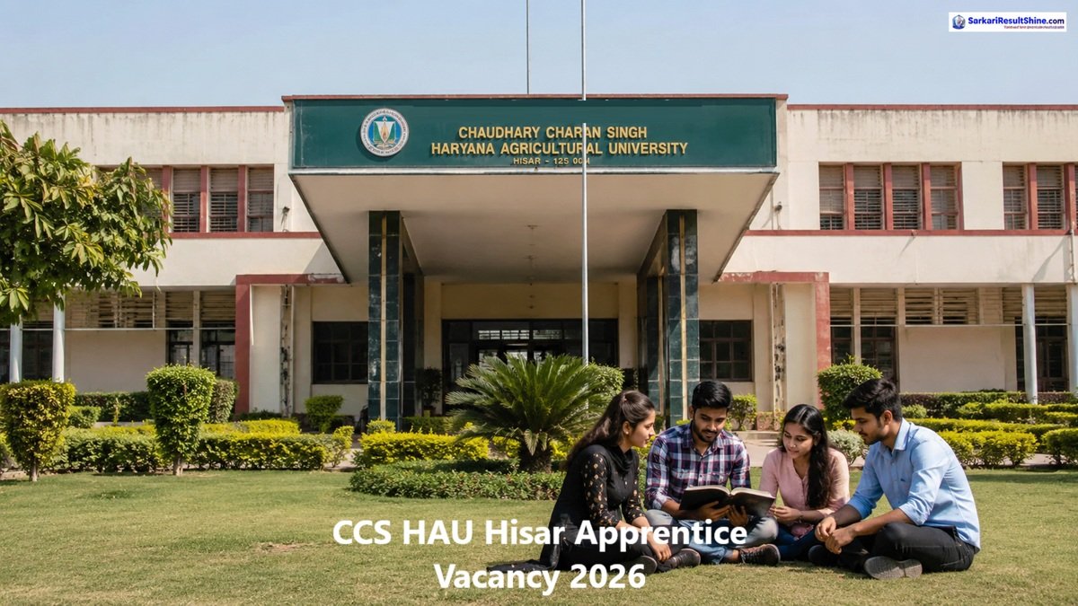 CCS HAU Hisar Apprentice Vacancy 2026