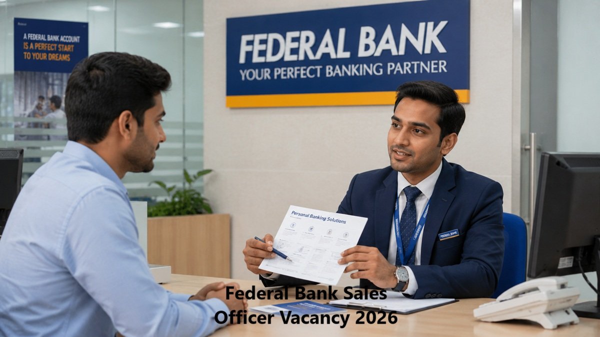 Federal Bank Sales Officer Vacancy 2026