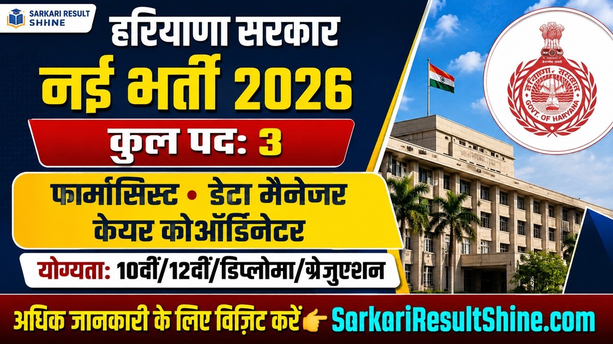 Haryana AIDS Control Society Recruitment 2026