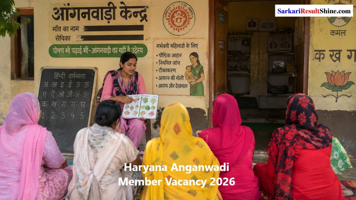 Haryana Anganwadi Member Vacancy 2026