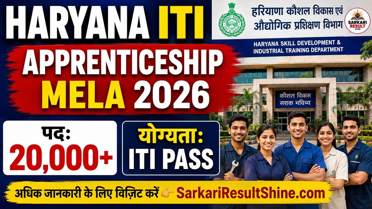 Haryana ITI Apprenticeship Mela 2026