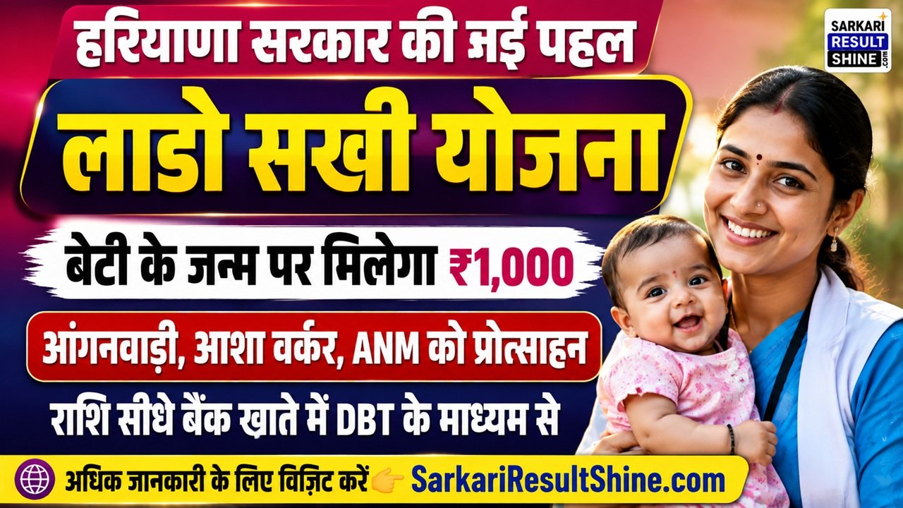 Haryana Lado Sakhi Yojana 2026