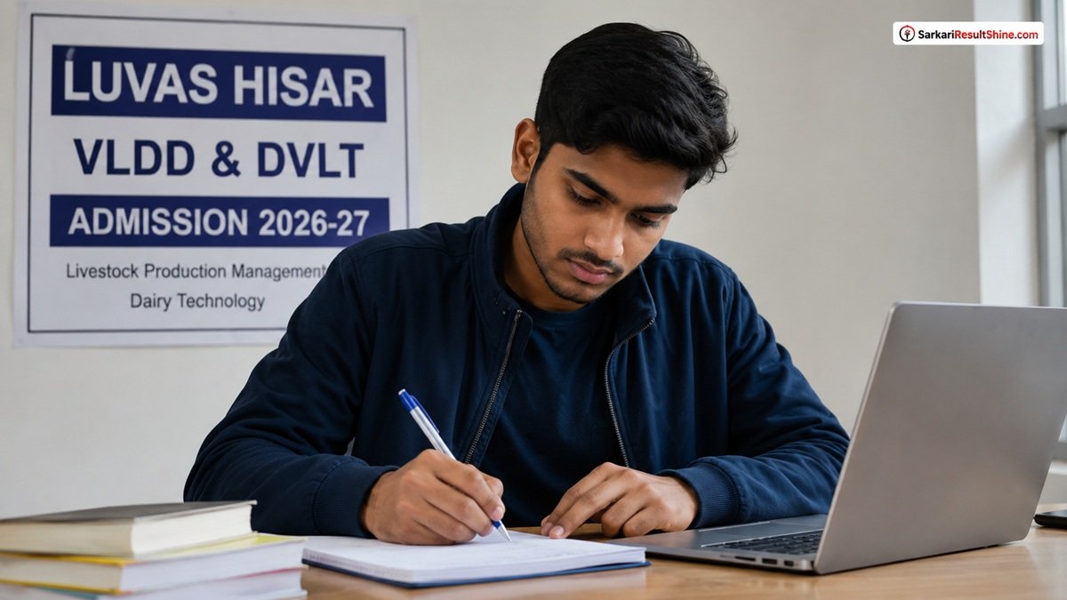 Hisar LUVAS VLDD, DVLT Admission Form 2026-27