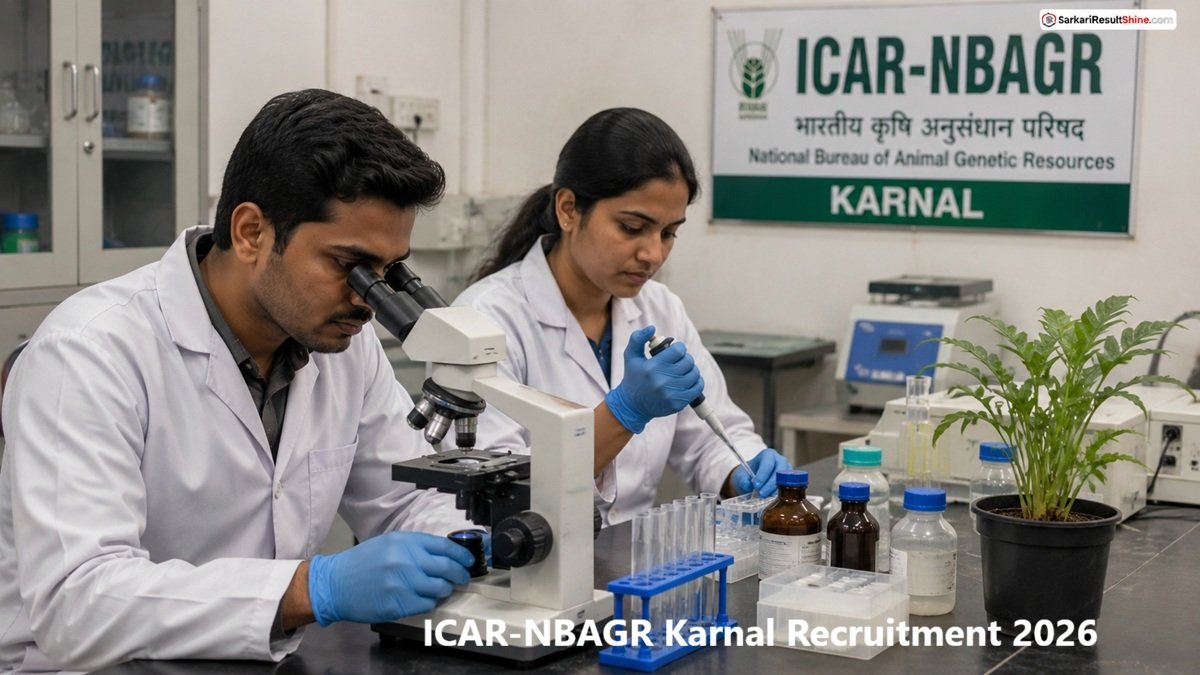 ICAR-NBAGR Karnal Recruitment 2026