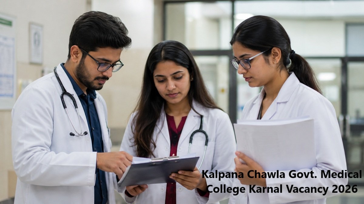 Kalpana Chawla Govt. Medical College Karnal Vacancy 2026