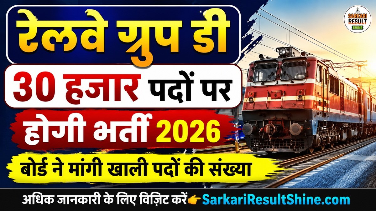 Railway Group D Recruitment 2026-27