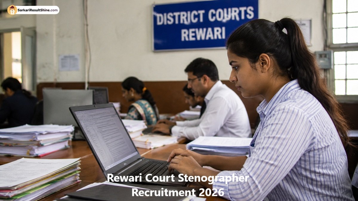 Rewari Court Stenographer Recruitment 2026