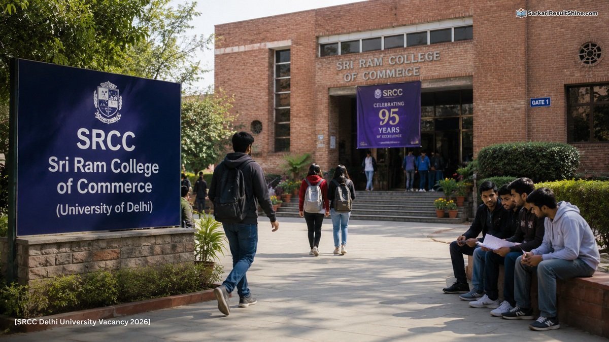 SRCC Delhi University Vacancy 2026