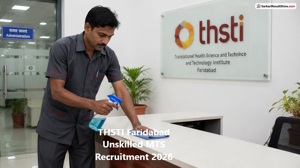 THSTI Faridabad Unskilled MTS Recruitment 2026